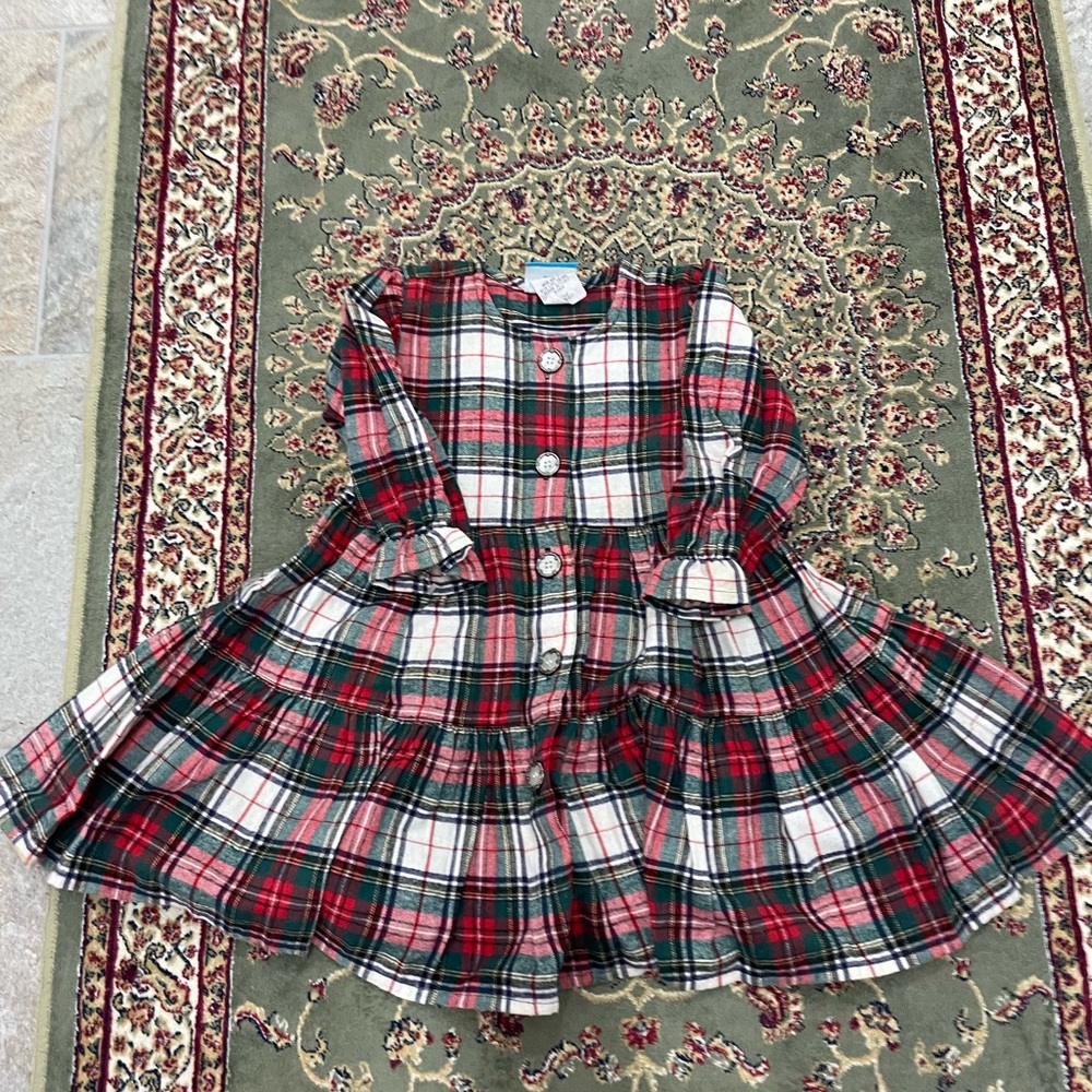 Vintage Golden Rainbow Girls dress size 2T